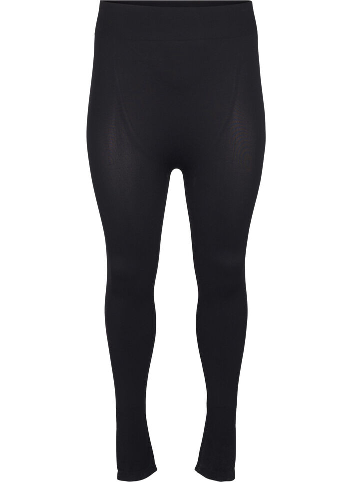 Saumattomat perusleggingsit, Musta, Packshot image number 0