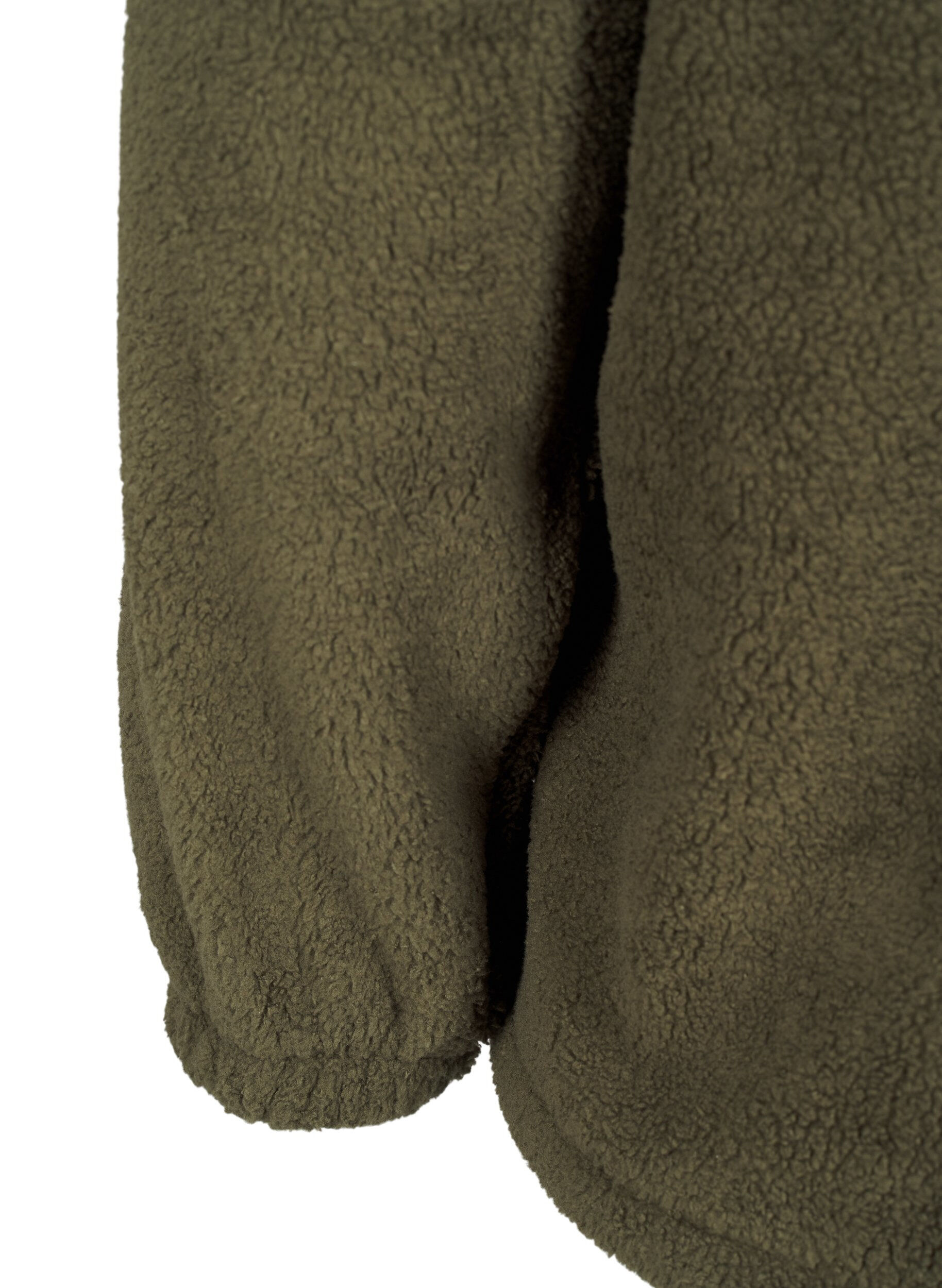 Zizzi Rento teddy-paita py&ouml;re&auml;ll&auml; p&auml;&auml;ntiell&auml;, Forest Night, Packshot image number 3