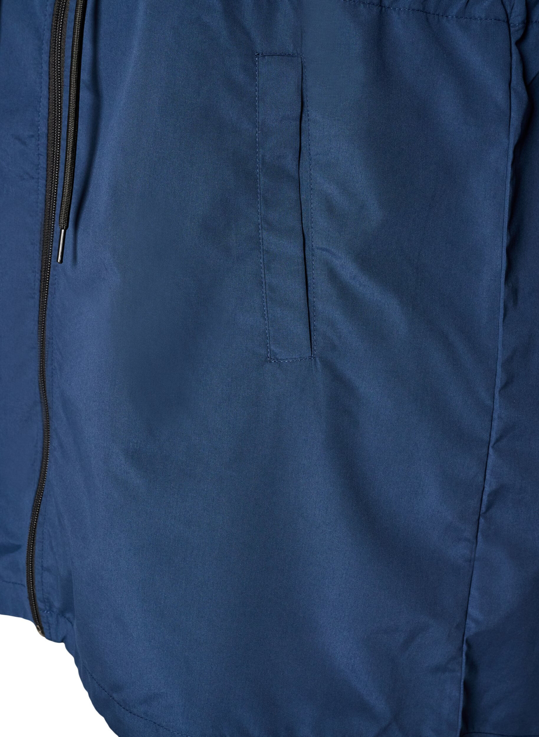 ZizziKevyt hupullinen parka, Sininen, Packshot image number 3