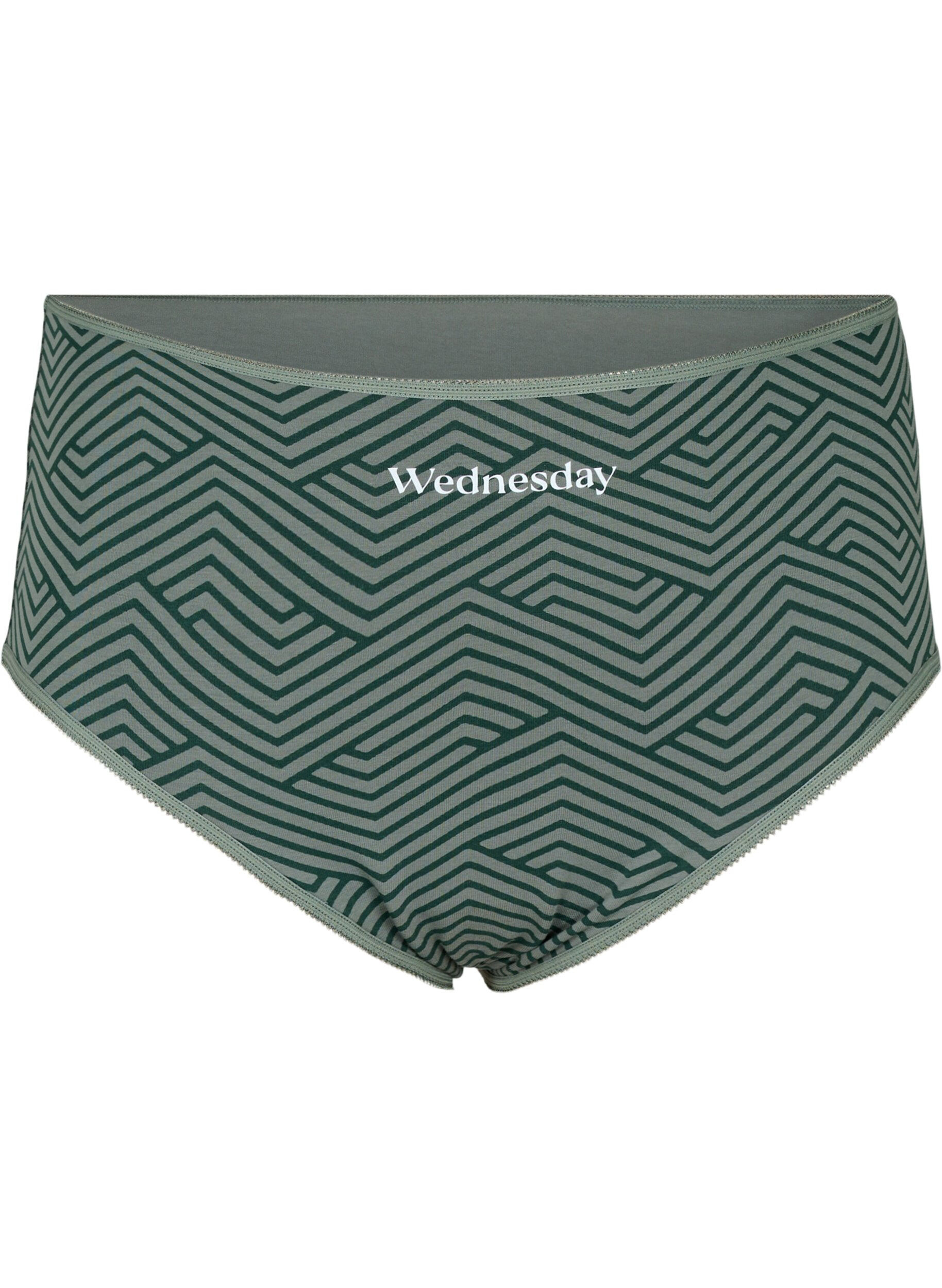 Zizzi 7-pakkaus hipsterit normaalilla vy&ouml;t&auml;r&ouml;ll&auml;, Scarab Multi Pack, Packshot image number 2