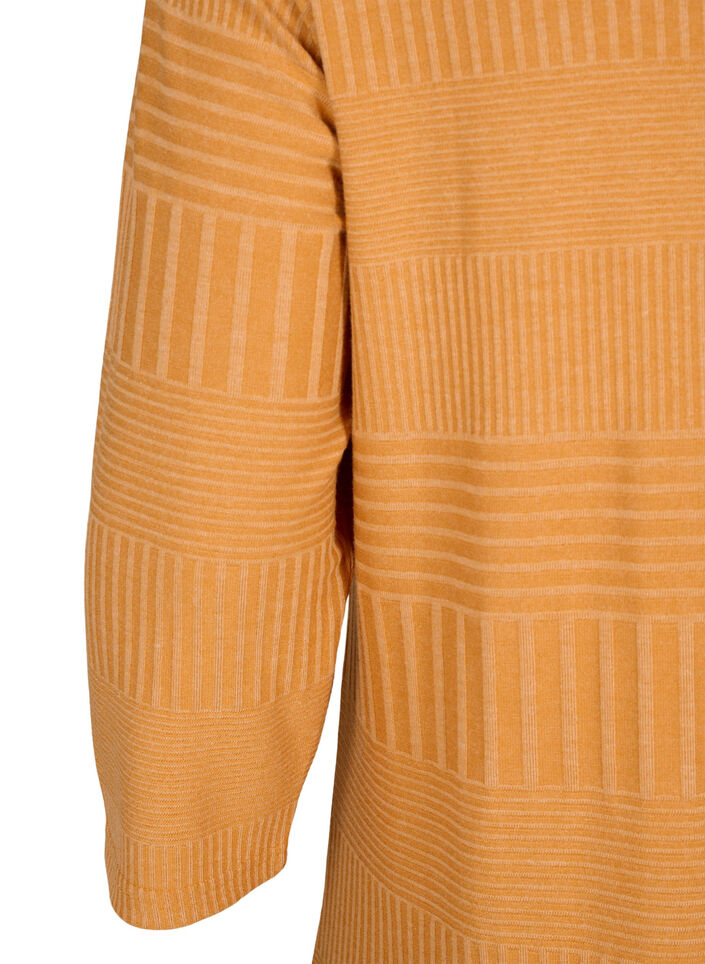 Mekko, jossa on 3/4 -hihat ja raidallinen kuvio, Sudan Brown Mel., Packshot image number 2