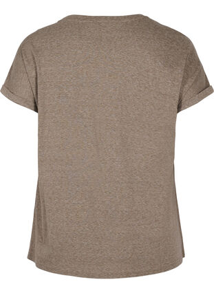 Meleerattu puuvillainen t-paita, Falcon Melange, Packshot image number 1