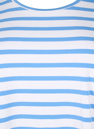 Raidallinen t-paita luomupuuvillaa, Marina Stripe, Packshot image number 2