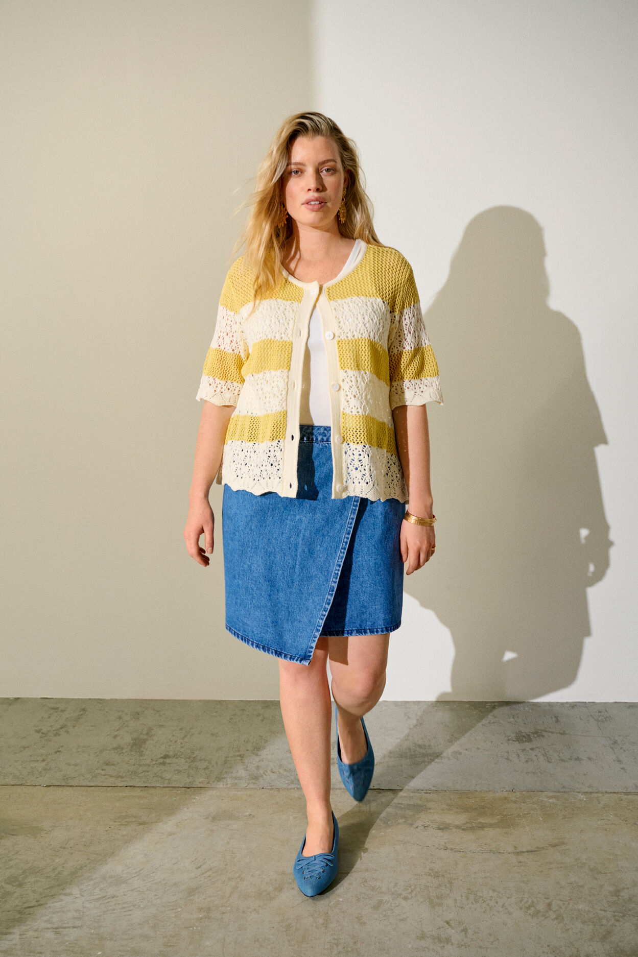 Zizzi Denimhame yksityiskohdilla, , Model