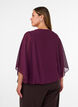 Sifonkipusero pallomaisella efektill&auml;, Violetti, Model image number 2