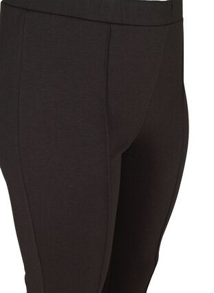 7/8-legginsit koristeellisilla ompeleilla , Black, Packshot image number 2
