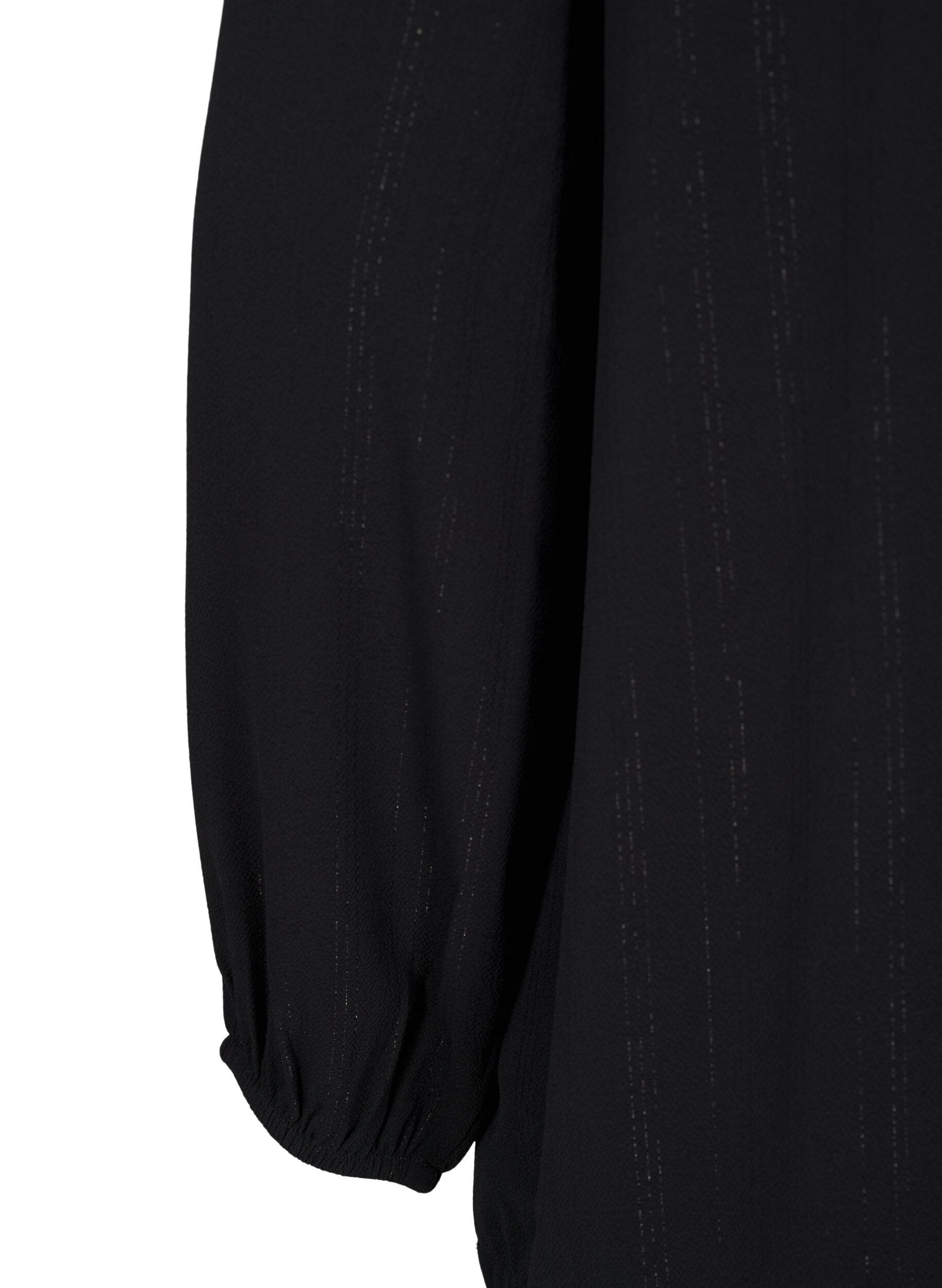 Zizzi Pusero, jossa on hopeakimalletta, Musta, Packshot image number 3