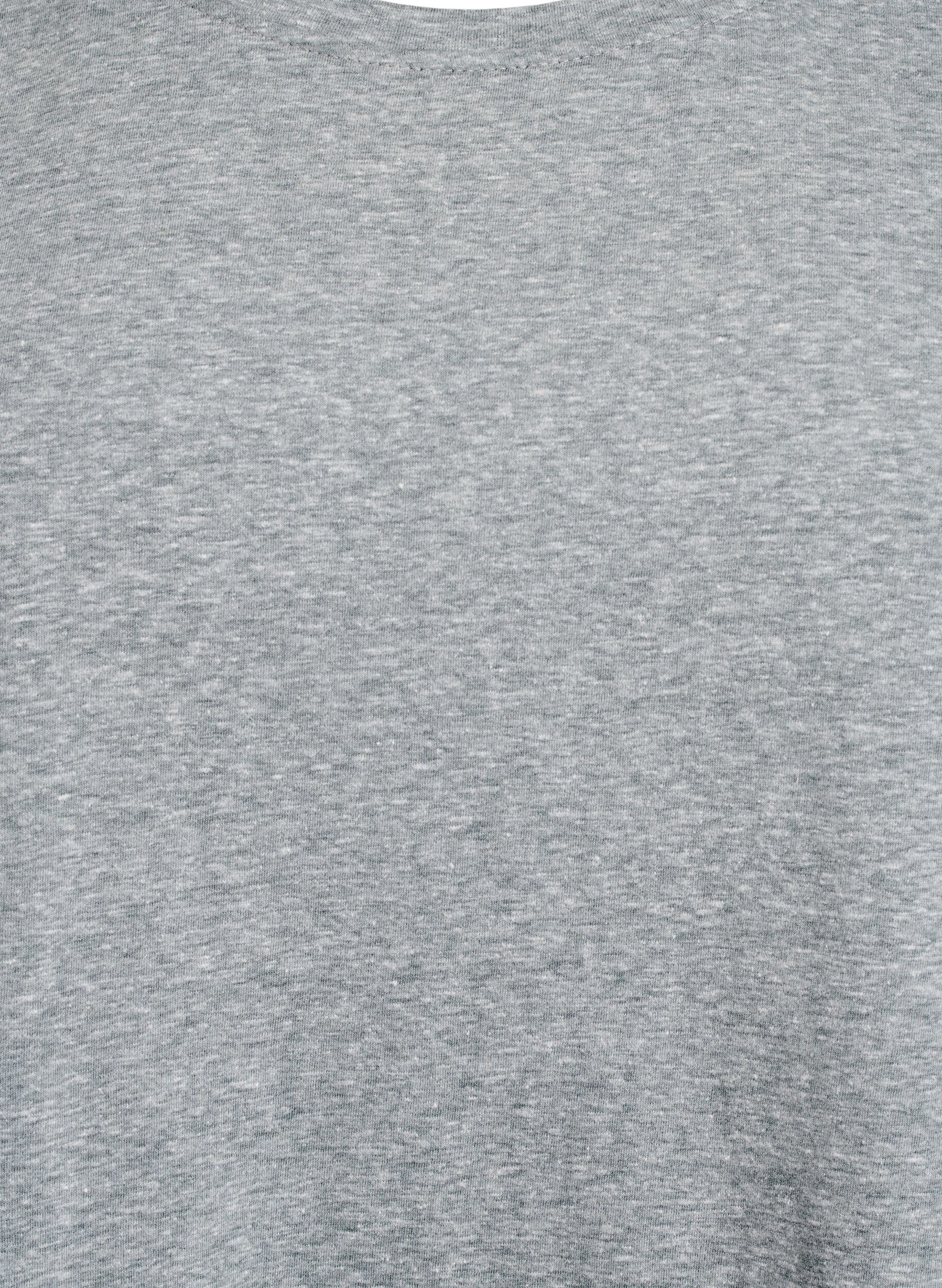 Zizzi Meleerattu t-paita lyhyill&auml; hihoilla, Vihre&auml;, Packshot image number 2