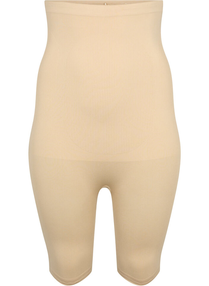 Korkeavy&ouml;t&auml;r&ouml;iset shapewear-shortsit, Beige, Packshot