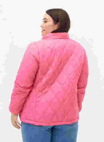 Tikkitakki vetoketjulla ja taskuilla, Hot Pink, Model image number 1