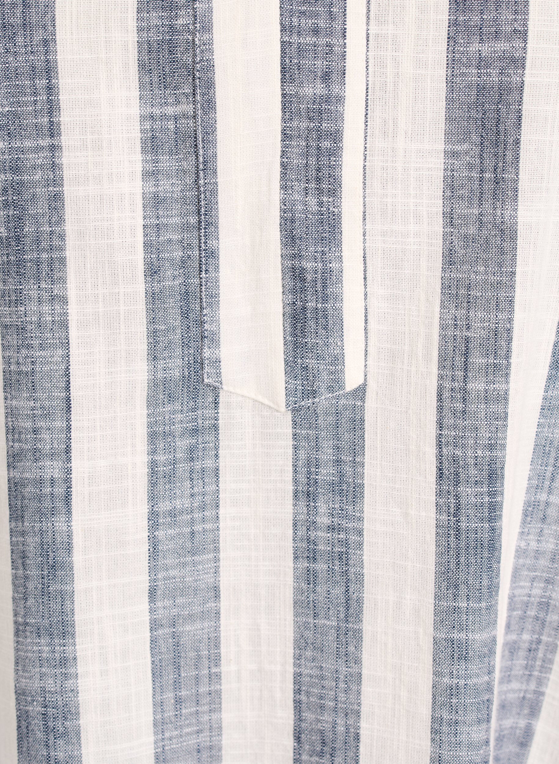 Zizzi Puuvillatunika V-p&auml;&auml;ntiell&auml;, Beige, Packshot image number 2