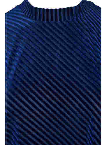 Veluurimekko strukturoidulla kuviolla, Evening Blue, Packshot image number 2