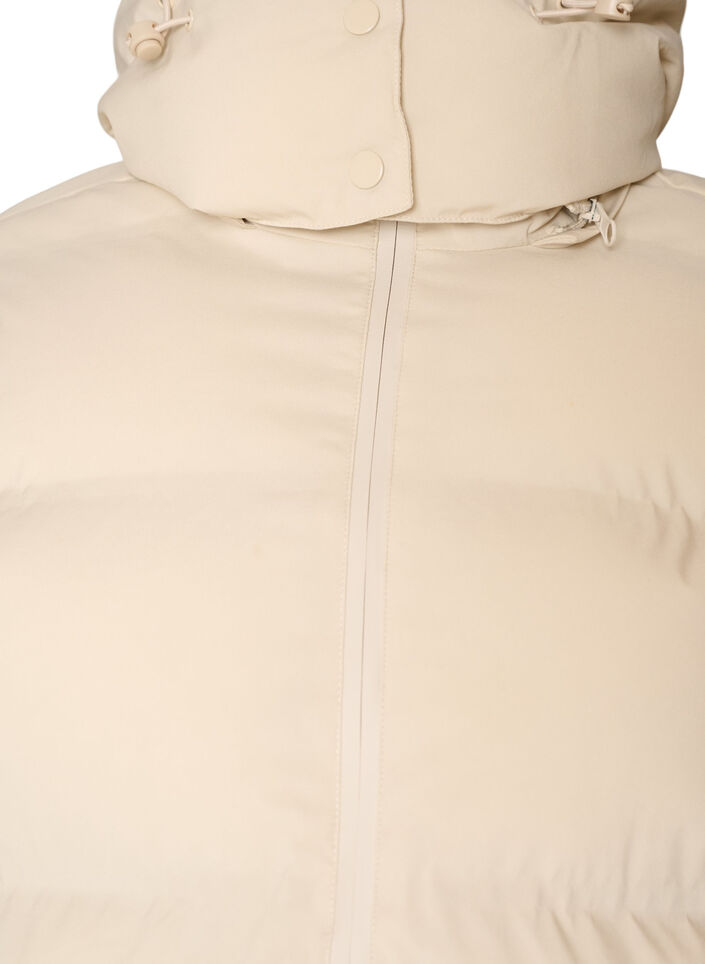 Lyhyt toppatakki irrotettavalla hupulla, Vanilja, Packshot image number 2