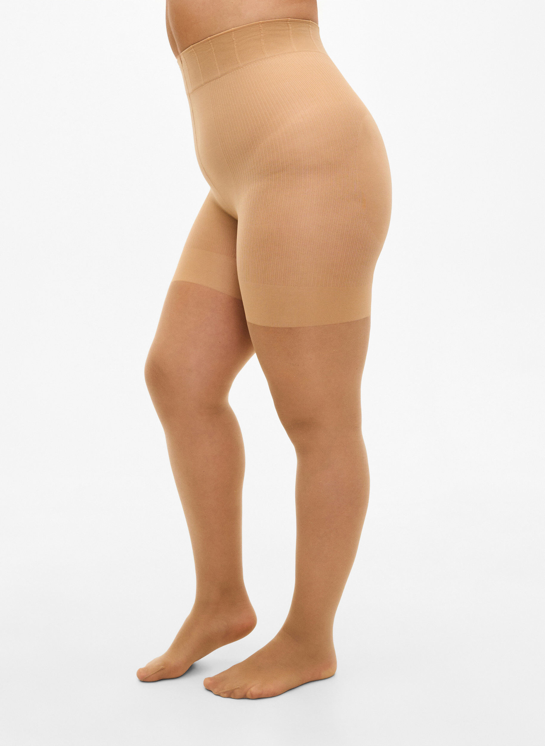 Sukkahousut 40 denieri&auml; push-up-efektill&auml;, Beige, Model