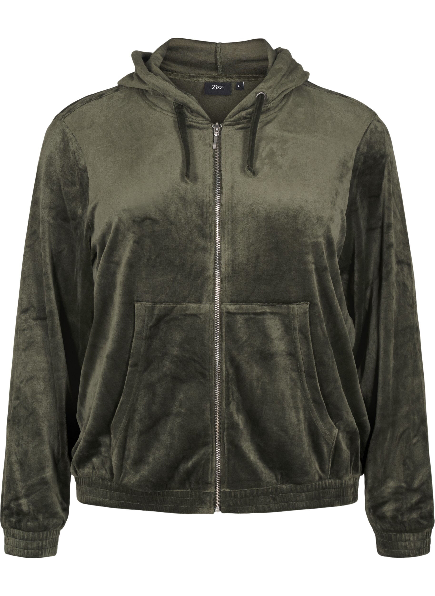 Zizzi Veluuritakki hupulla, Rosin, Packshot image number 0