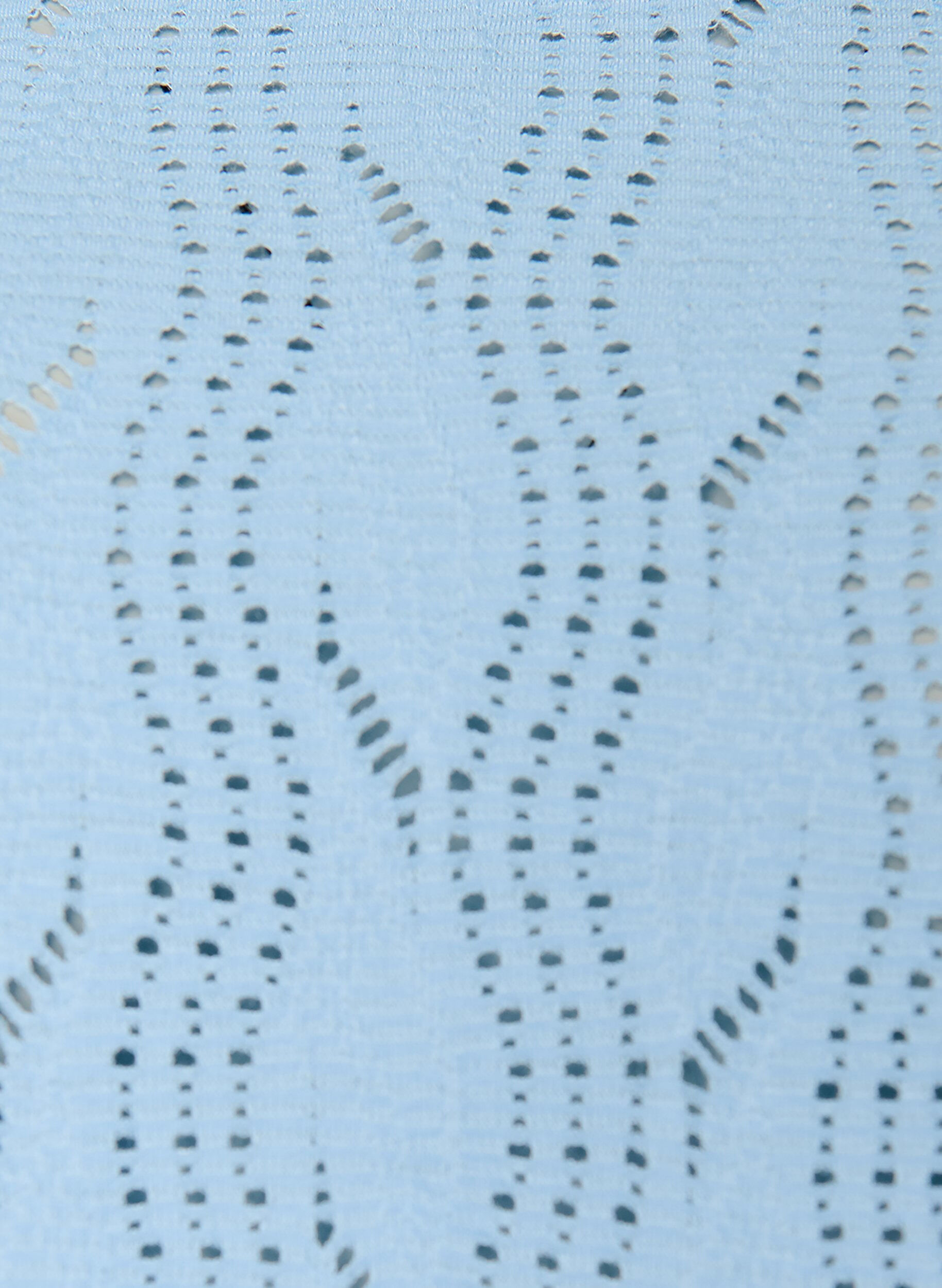 Zizzi Lyhyt jerseymekko reik&auml;kirjailulla, Sininen, Packshot image number 2