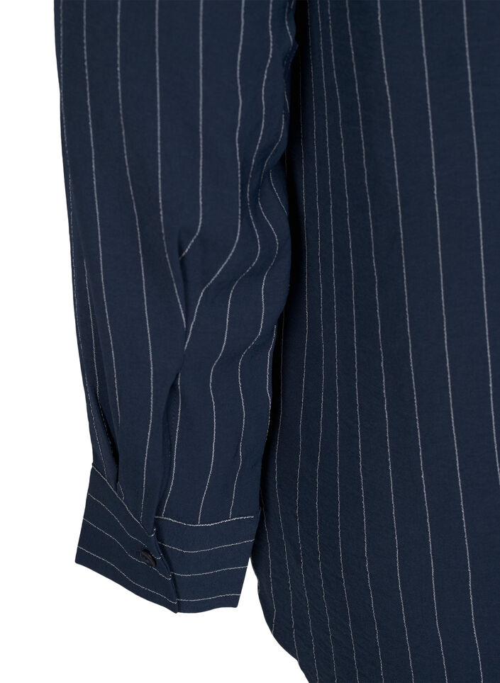 Raidallinen paitapusero, Sininen, Packshot image number 3