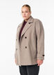 Lyhyt takki kaksoisnapituksella, Beige, Model image number 0