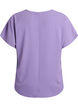 Pusero lyhyill&auml; hihoilla ja py&ouml;re&auml;ll&auml; p&auml;&auml;ntiell&auml;, Violetti, Packshot image number 1