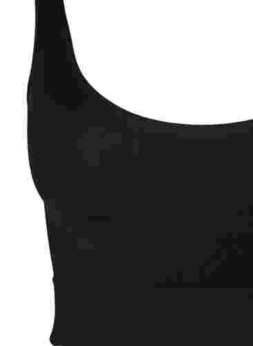 Saumattomat rintaliivit pyöreällä pääntiellä, Black, Packshot image number 2