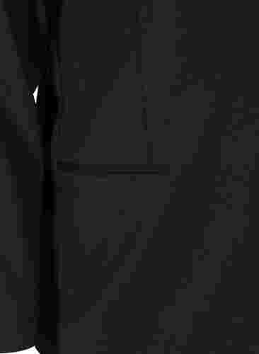 Yksinkertainen bleiseri napeilla ja koristetaskuilla , Black, Packshot image number 3