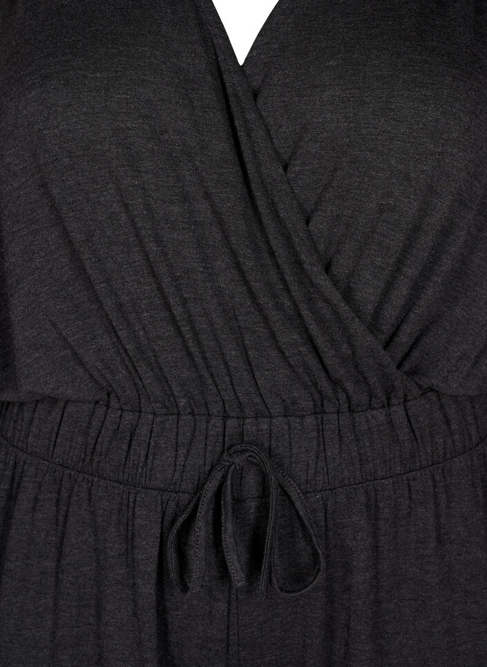 Haalari kietaisumallilla ja nauhoilla, Dark Grey Melange, Packshot image number 2