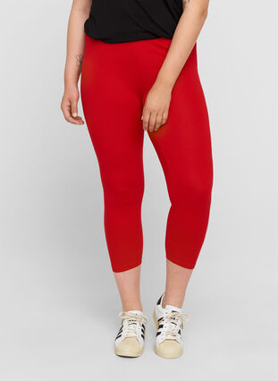 3/4 leggingsit, Tango Red, Model image number 2