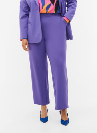 Leveät housut taskuilla , Ultra Violet, Model image number 2