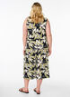 Culottes-housut kuosilla, Musta, Model image number 1