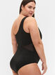 One shoulder -uimapuku mesh-kankaalla, Black, Model image number 3