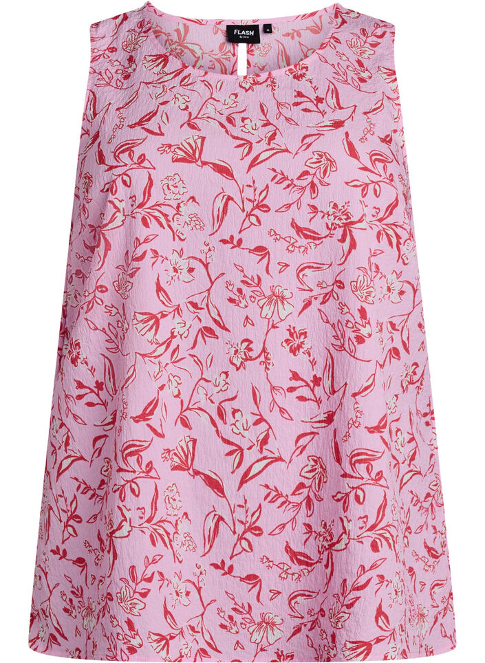 Hihaton toppi pintakuvioidusta materiaalista, Punainen, Packshot image number 0