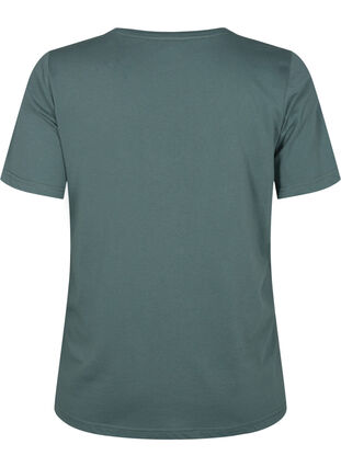 FLASH - T-paita v-pääntiellä, Balsam Green, Packshot image number 1