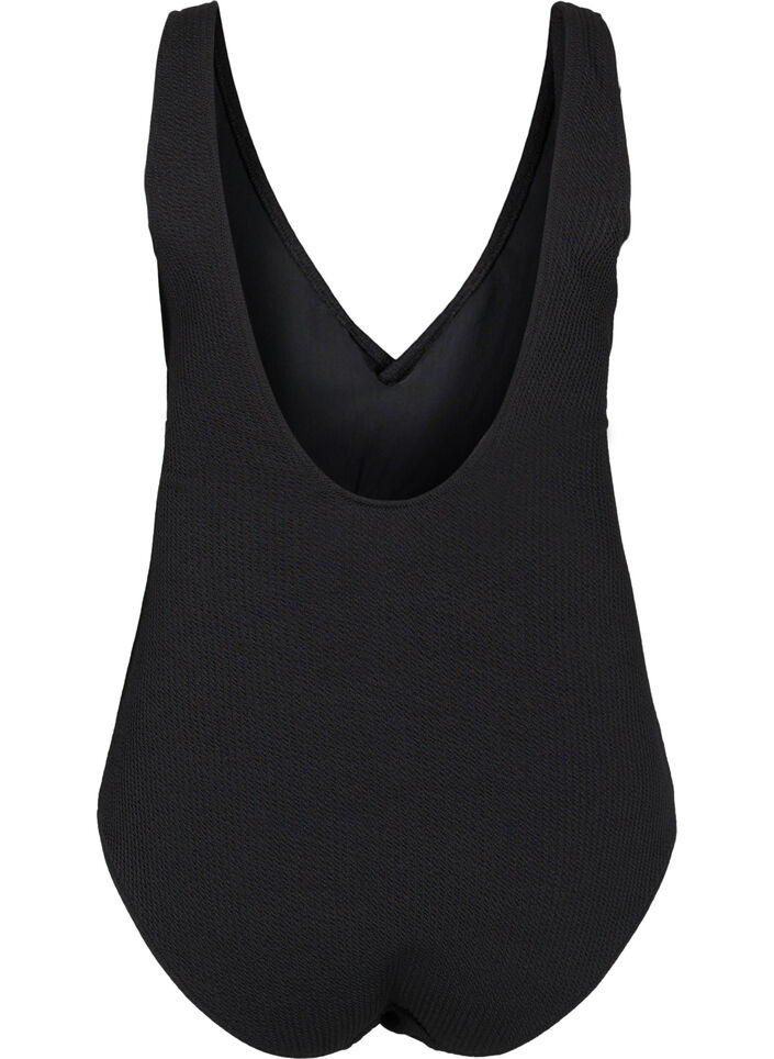 Uimapuku kietaisu-uimapuku, Black, Packshot image number 1