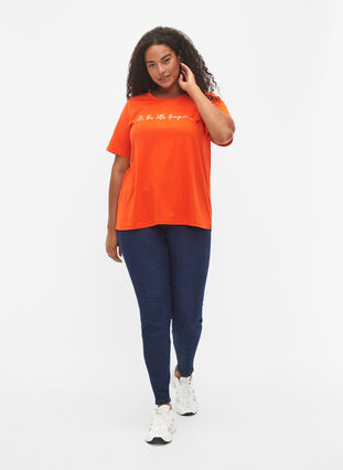 FLASH – kuviollinen t-paita, Orange.com, Model image number 2