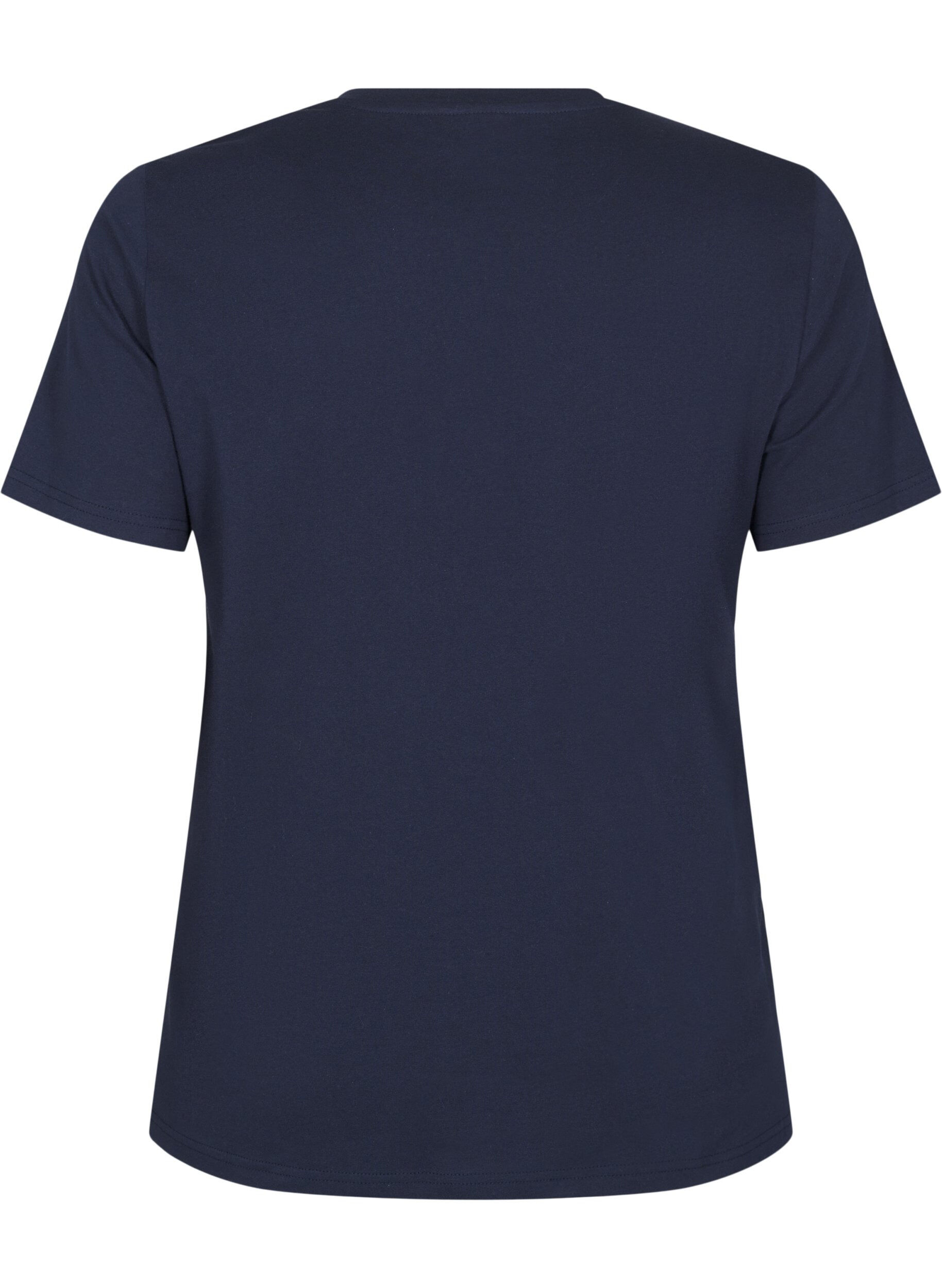 Zizzi Luomupuuvillainen T-paita printill&auml;, Night Sky Printet, Packshot image number 1