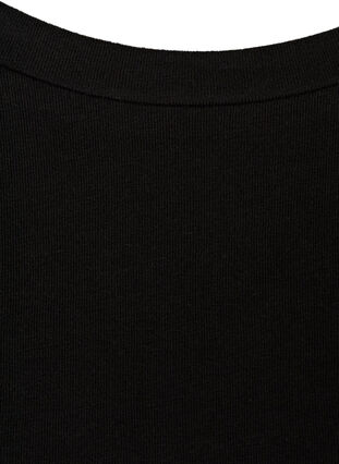 T-paita puuvillasekoitteesta, Black, Packshot image number 2