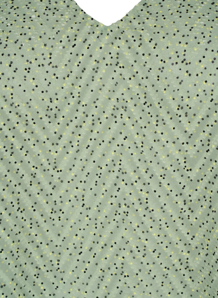 Pilkullinen pusero 1/2-hihoilla, Seagrass Dot, Packshot image number 2