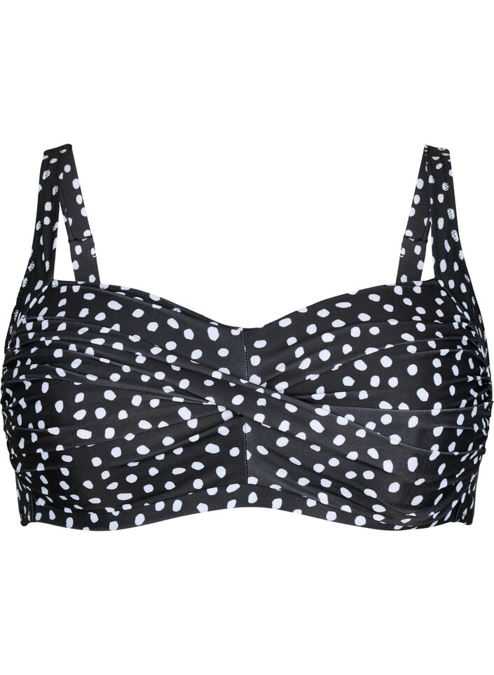 Bikiniyläosa kuosilla, Black White Dot, Packshot image number 0
