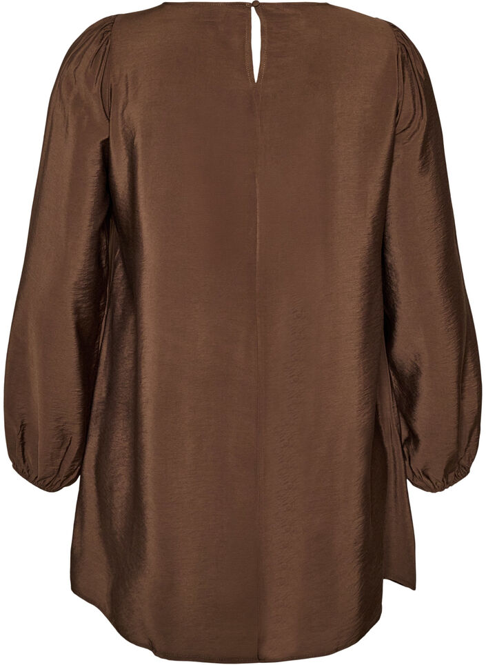 Viskoositunika pitsiyksityiskohdalla, Ruskea, Packshot image number 1