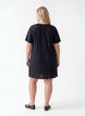 Jersey-tunika teksturoiduilla raidoilla, Musta, Model image number 1