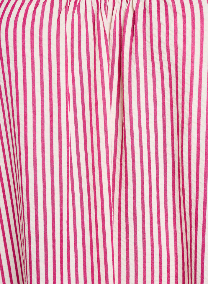 Raidallinen ja A-linjainen kes&auml;mekko, Vaaleanpunainen, Packshot image number 2