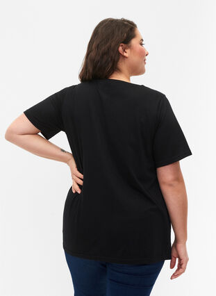 FLASH – kuviollinen t-paita, Black, Model image number 1