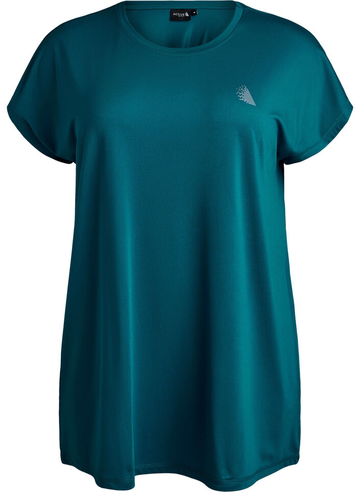 Pitk&auml; treenipaita, Vihre&auml;, Packshot image number 0