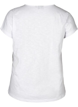 T-paita printillä, Bright White W. mood indigo, Packshot image number 1