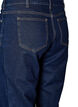 Cropped straight fit -farkut normaalilla vy&ouml;t&auml;r&ouml;ll&auml;, Sininen, Packshot image number 3
