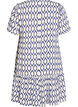Viskoosimekko leikkauslinjalla, Sininen, Packshot image number 1