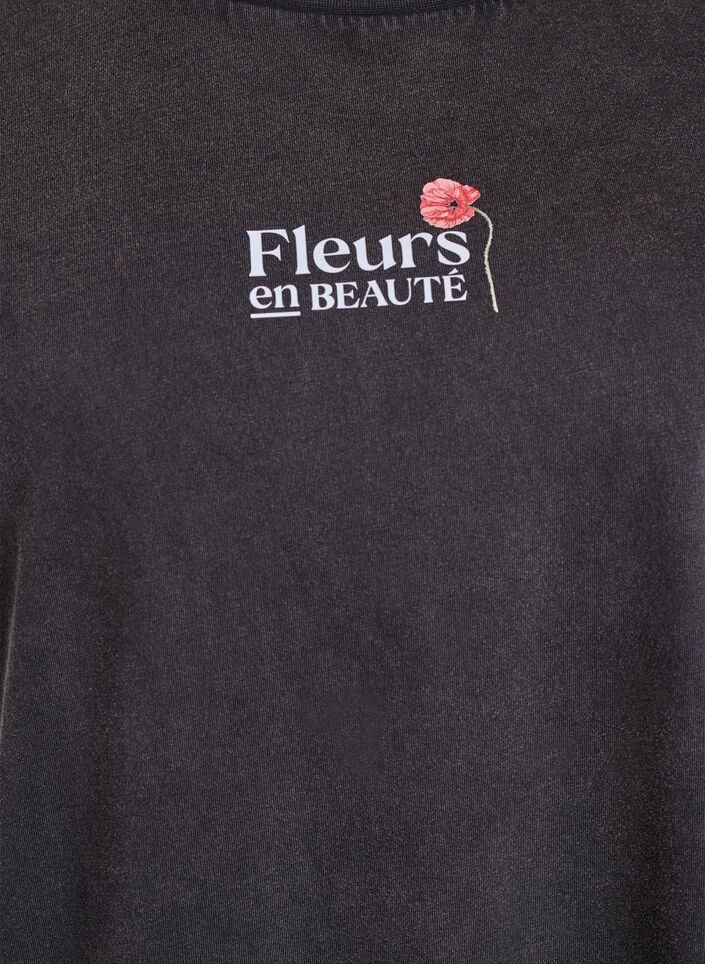 Puuvillainen T-paita etu- ja takaprintill&auml;, 9991, Packshot image number 2