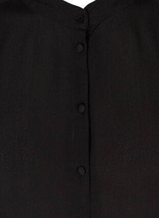 Pitkä viskoosipaita helmillä , Black, Packshot image number 2