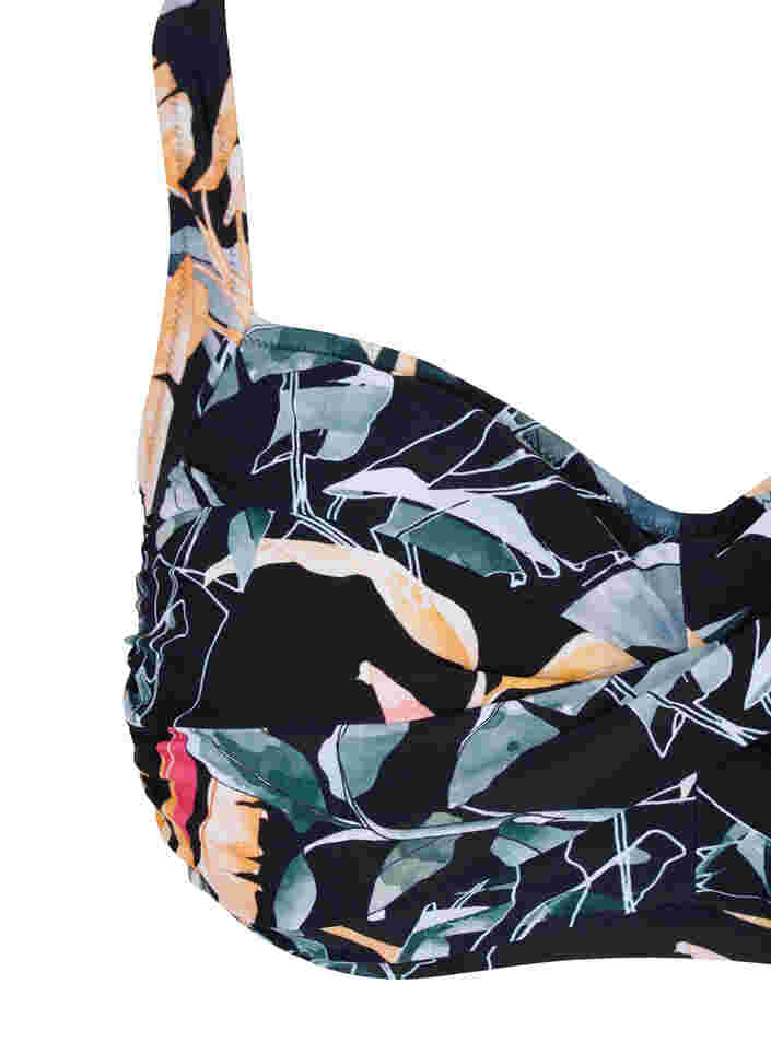Bikiniyläosa kuosilla, Leaf Print, Packshot image number 2