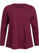 Perus jersey-paita, jossa pitk&auml;t hihat, Tumma Bordeaux, Packshot image number 0
